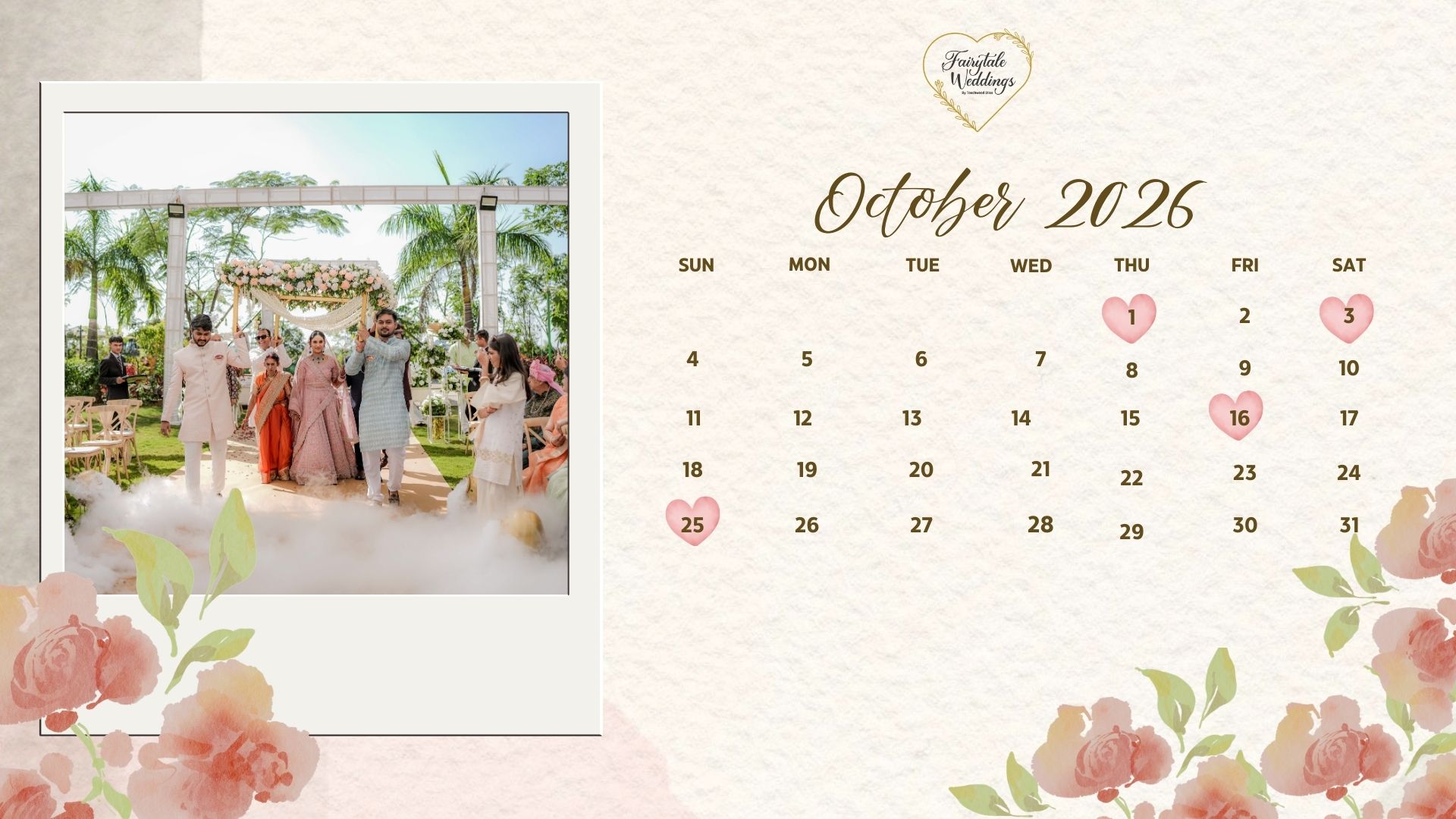 October 2026 Wedding